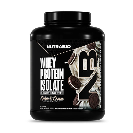 Nutrabio – Whey Protein Isolate COOKIES & CREAM 5lbs