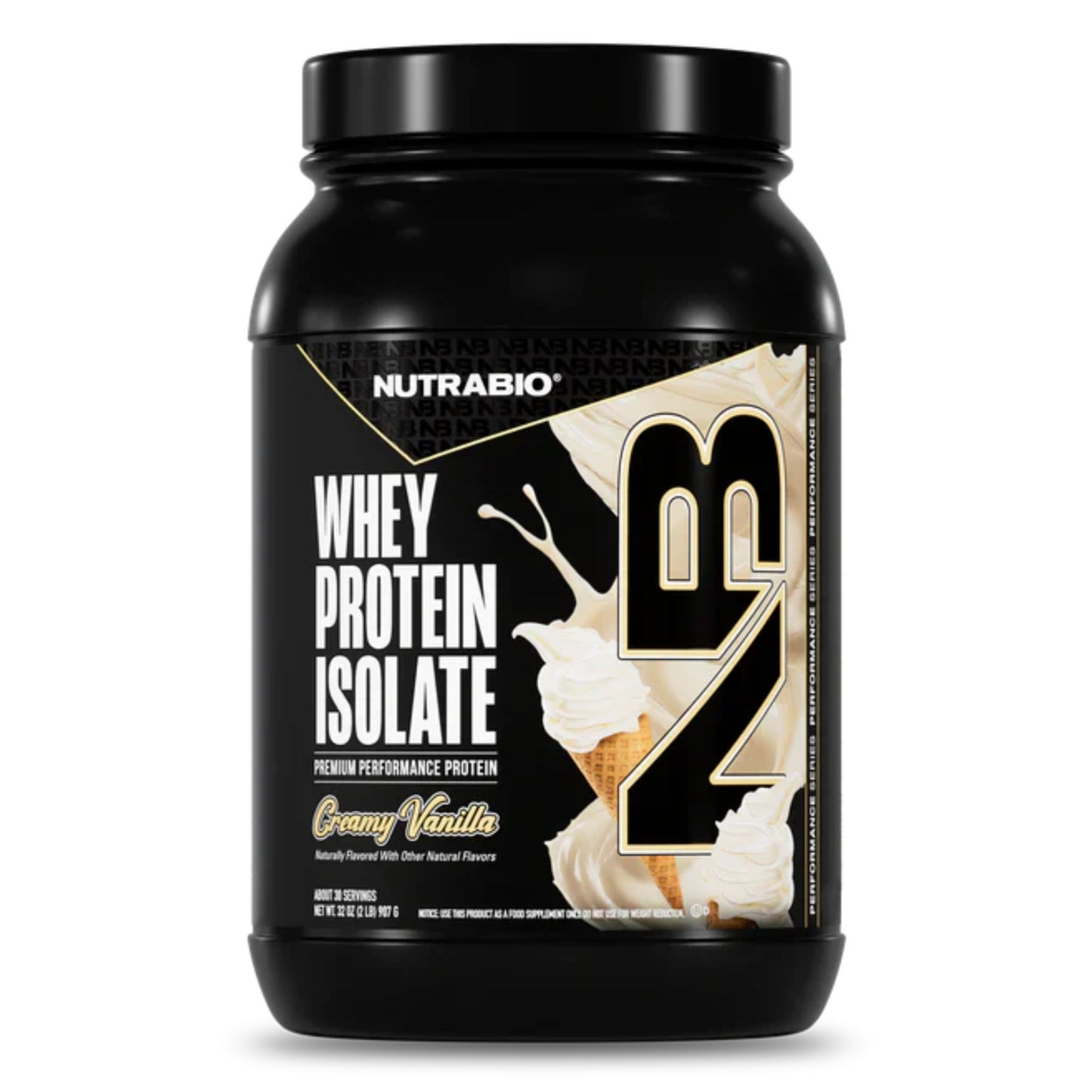 Nutrabio – Whey Protein Isolate CREAMY VANILLA 2lbs