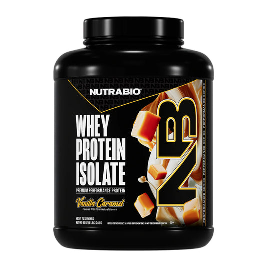 Nutrabio – Whey Protein Isolate VANILLA CARAMEL 5lbs