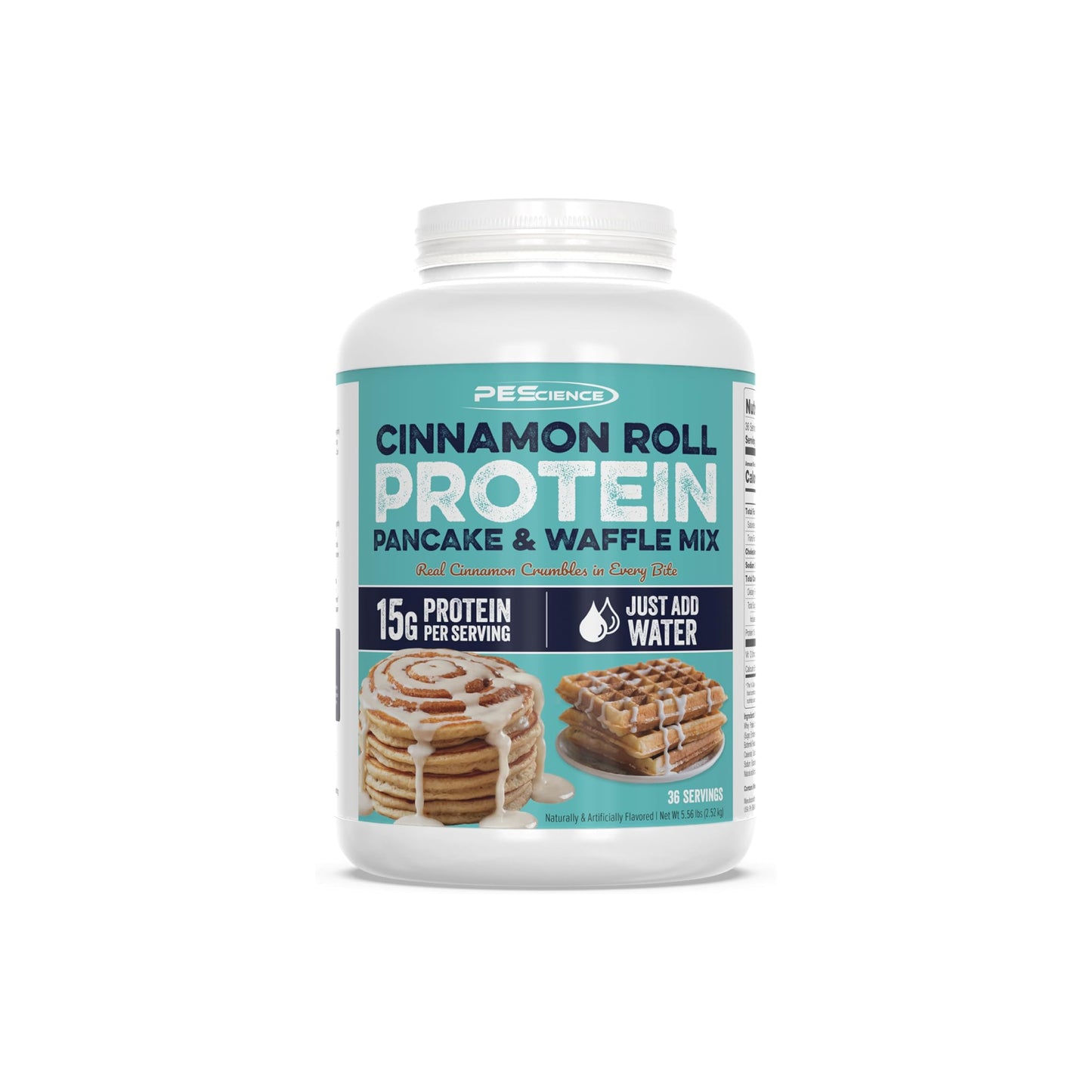PESCIENCE - Protein Pancake & Waffle Mix CINNAMONROLL 5LBS