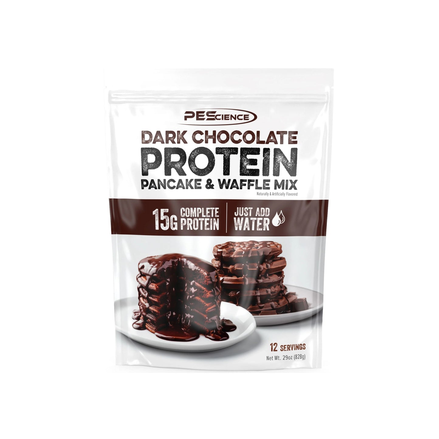 PESCIENCE - Protein Pancake & Waffle Mix DARK CHOCOLATE 828g