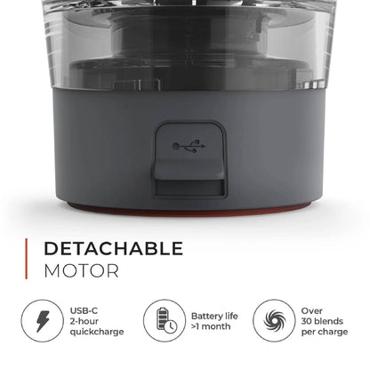 Promixx - PRO Electric Shaker GRAPHITE GRAY w/ Orange 600ml