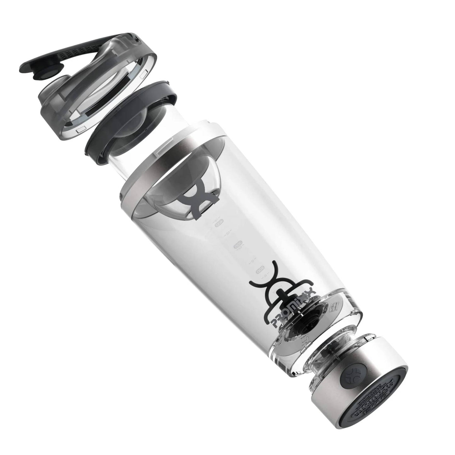 Promixx - PRO Stainless Steel Electric Shaker WHITE 600ml