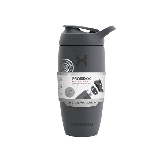 Promixx - Pursuit Insulated Stainless Steel Shaker Bottle GRAPHITE GRAY 550ml
