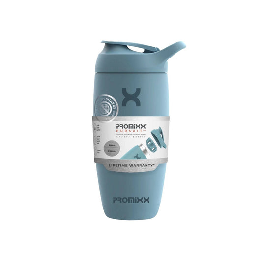 Promixx - Pursuit Insulated Stainless Steel Shaker Bottle OCEAN CALM BLUE 550ml