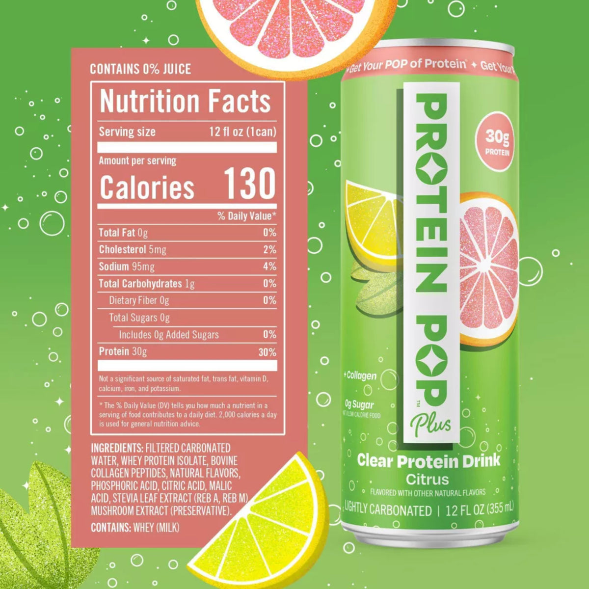 Protein Pop - Plus CITRUS 355ml