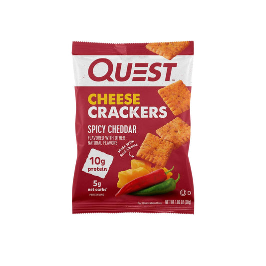 Quest Nutrition - Cheese Crackers SPICY CHEDDAR