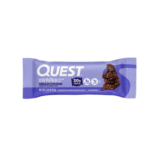 Quest Nutrition – Overload Protein Bar CHOCOLATE EXPLOSION