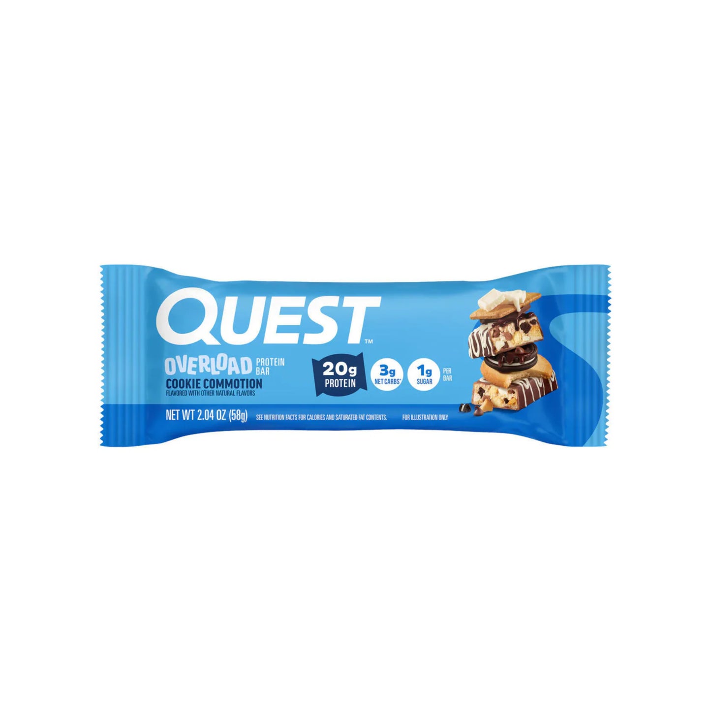 Quest Nutrition – Overload Protein Bar COOKIE COMMOTION