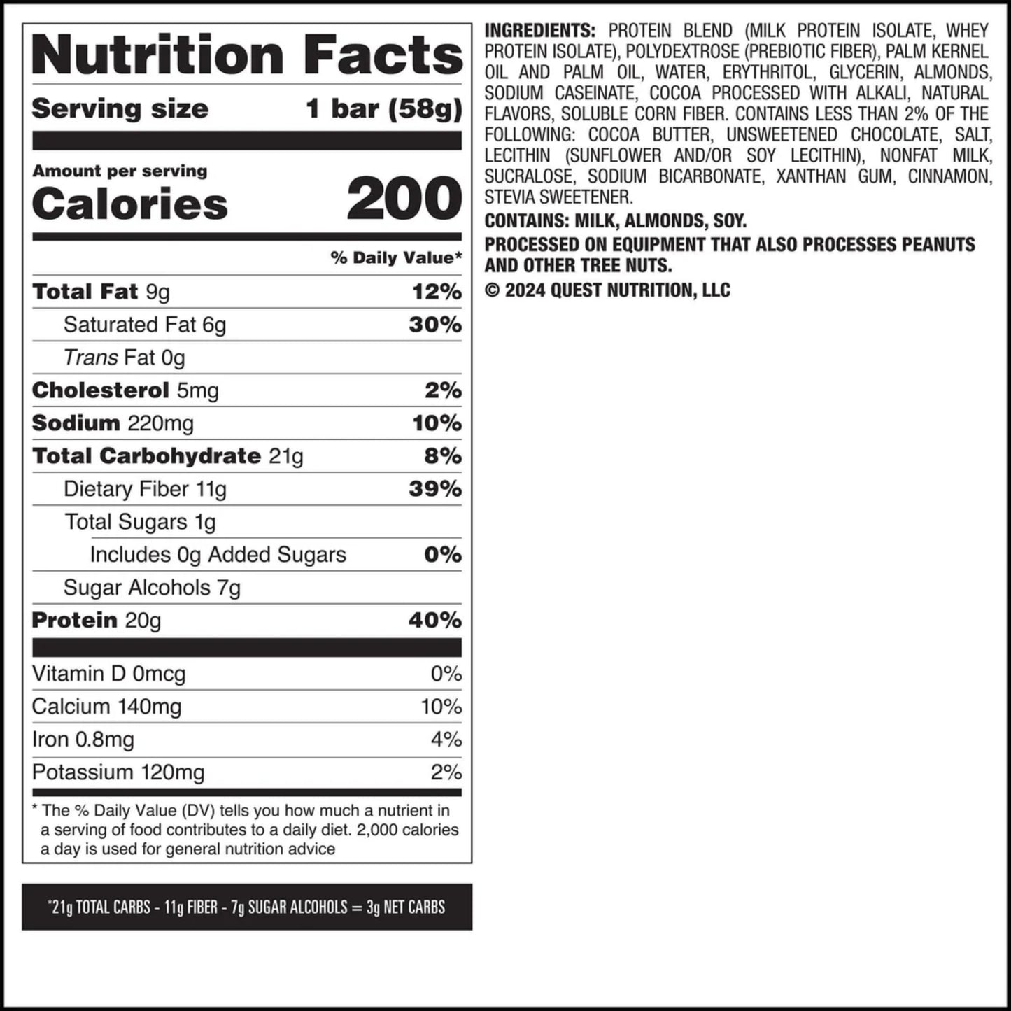 Quest Nutrition – Overload Protein Bar COOKIE COMMOTION