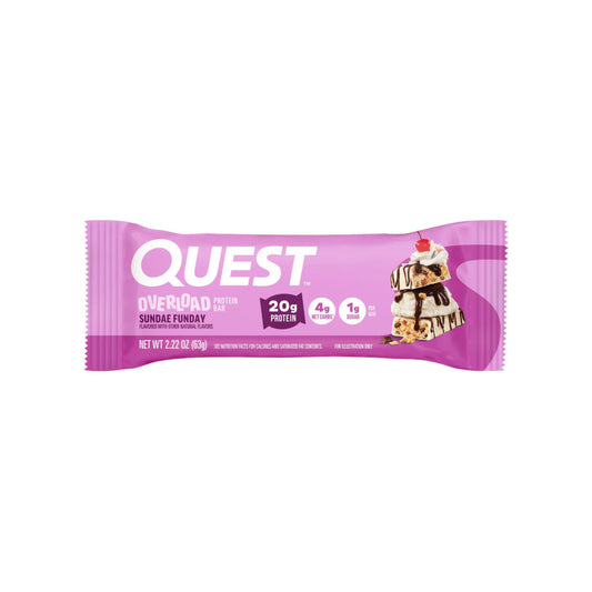 Quest Nutrition – Overload Protein Bar SUNDAE FUNDAY