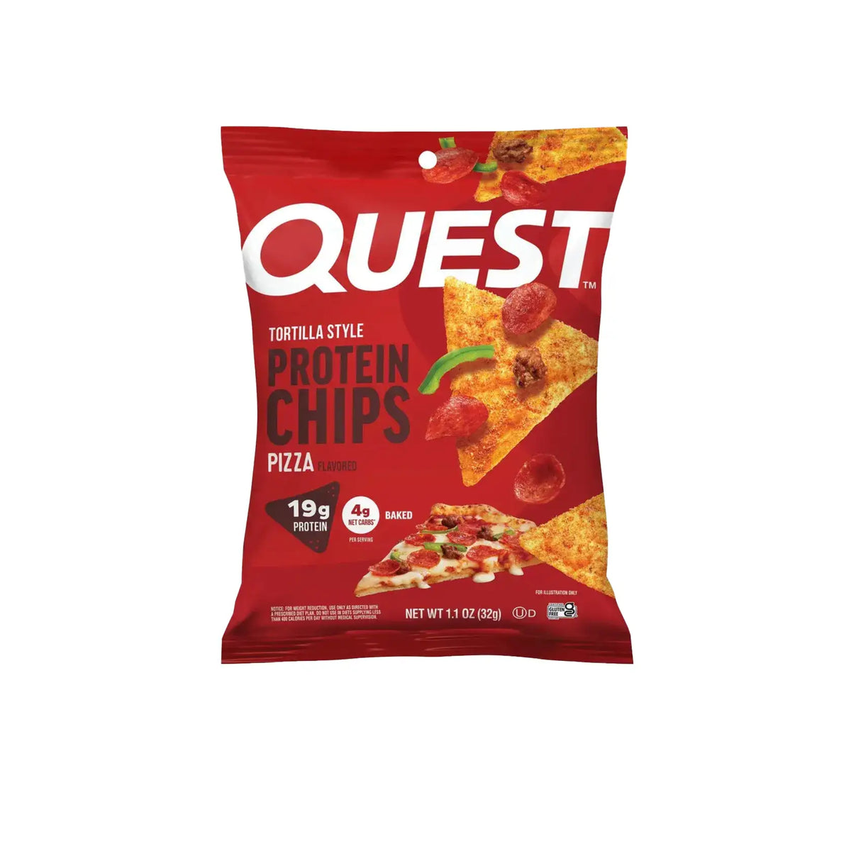 Quest Nutrition - Tortilla Style Protein Chips PIZZA