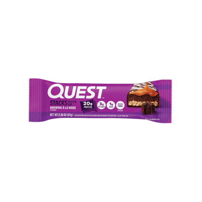 Quest Nutrition – Stacks Protein Bar BROWNIE A LA MODE