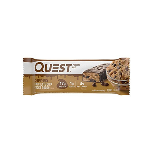 Quest Nutrition – Protein Bar DIPPED CHOCOLATE CHIP COOKIE DOUGH