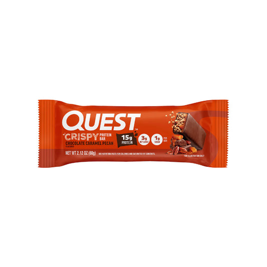 Quest Nutrition - Crispy Protein Bar CHOCOLATE CARAMEL PECAN