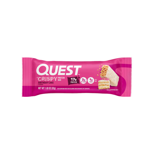 Quest Nutrition – Crispy Protein Bar BIRTHDAY CAKE