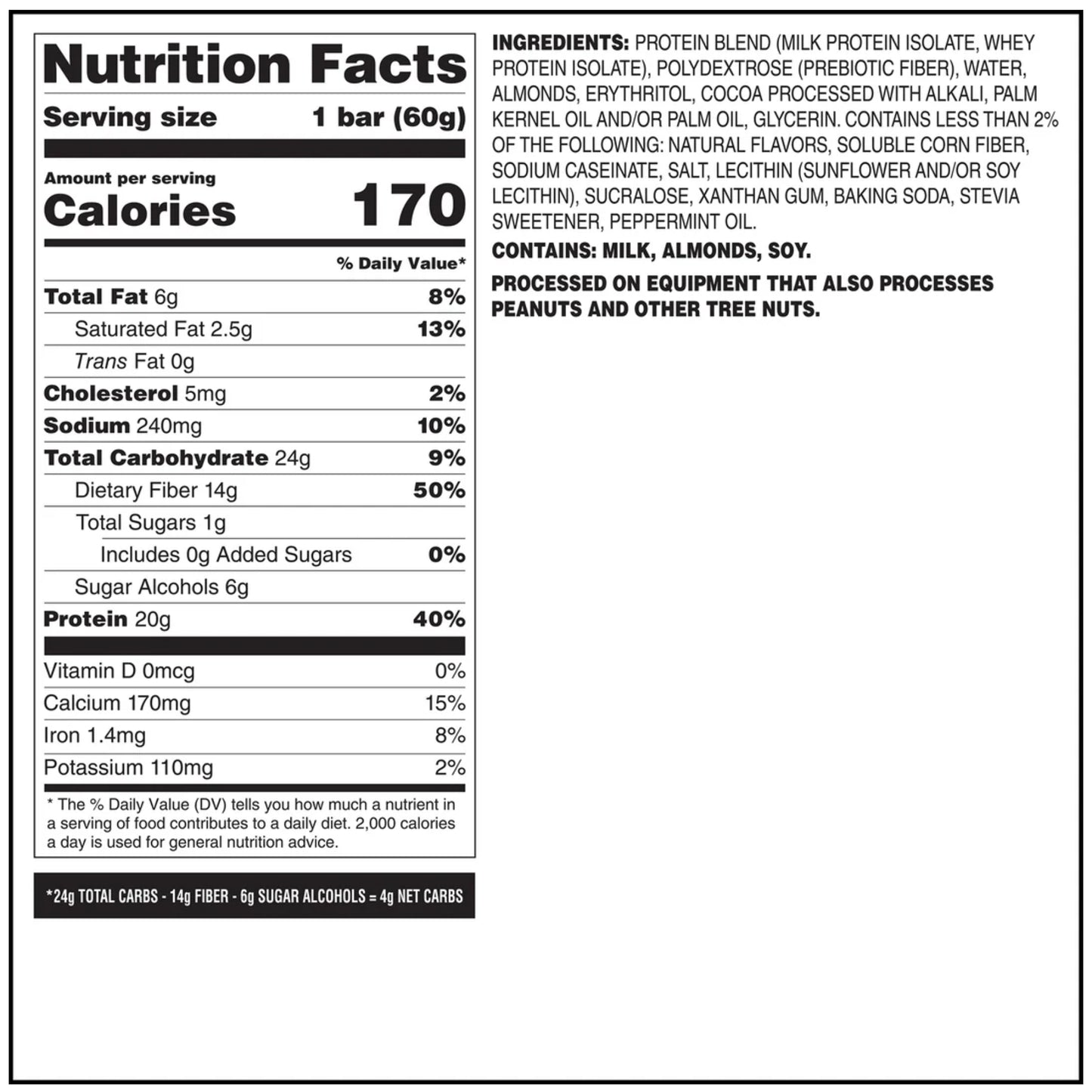Quest Nutrition – Protein Bar MINT CHOCOLATE CHUNK
