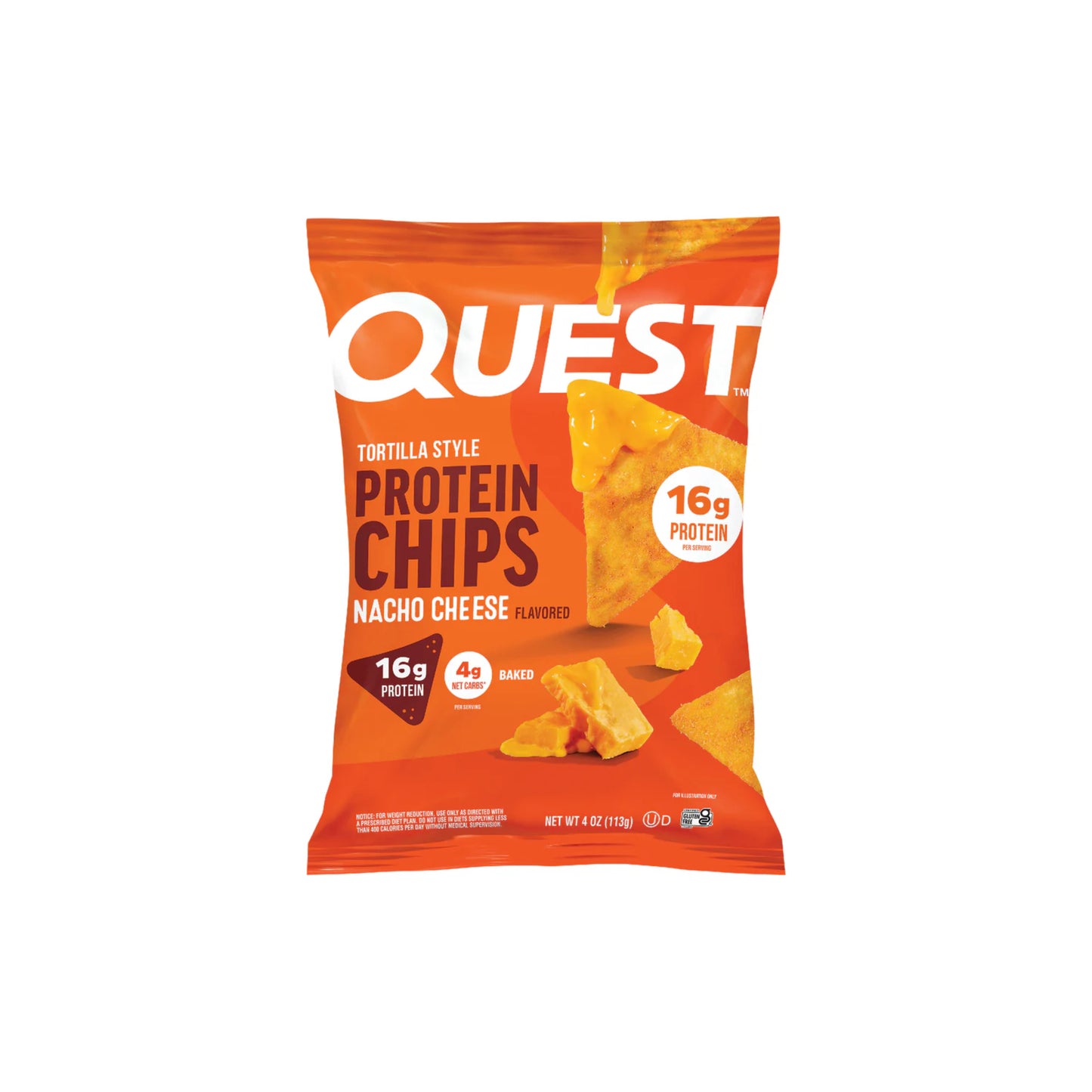 Quest Nutrition - Tortilla Style Protein Chips NACHO CHEESE