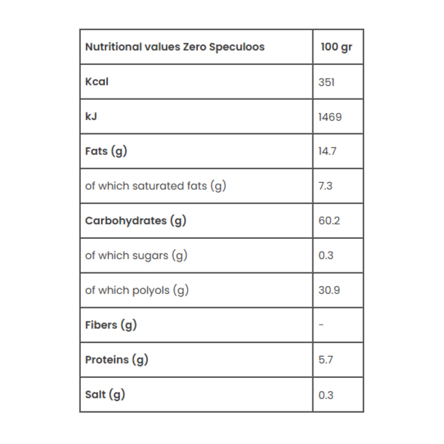 Rabeko - Speculoos Zero CARAMEL BISCUIT 200G