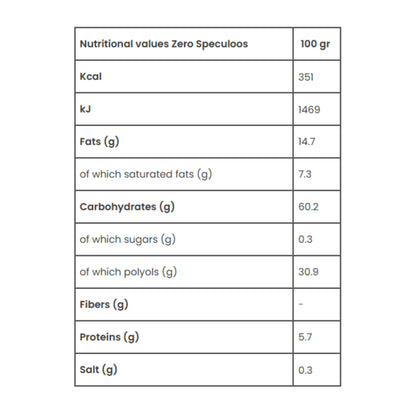 Rabeko - Speculoos Zero CARAMEL BISCUIT 200G