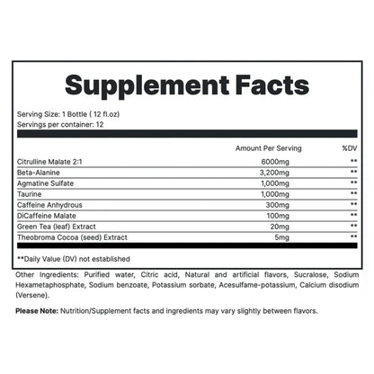 RedCon1 – Total War RTD Pre-Workout CALI SPLASH 355ML