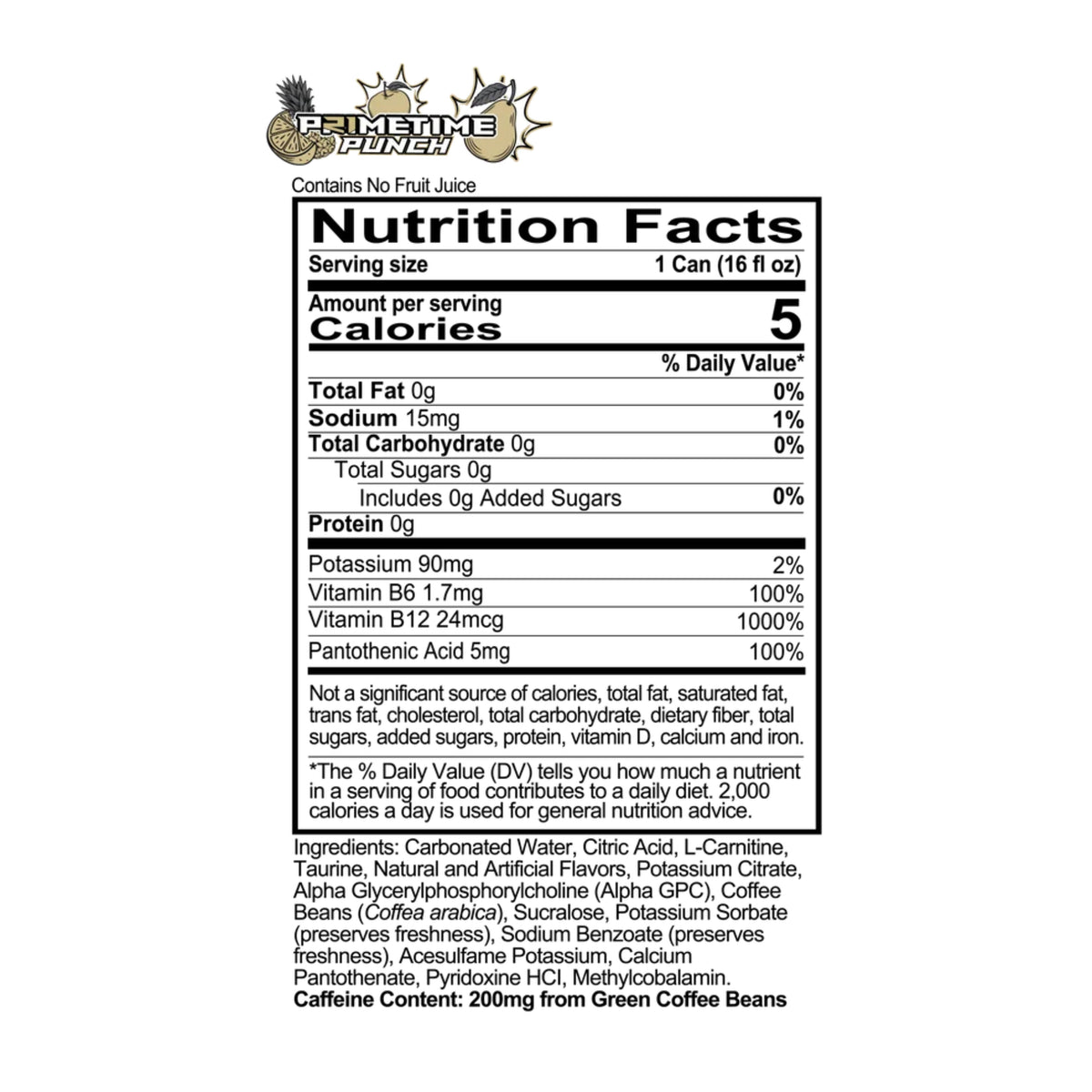 RedCon1 – High Performance Energy Drink PRIMETIME PUNCH 473ML