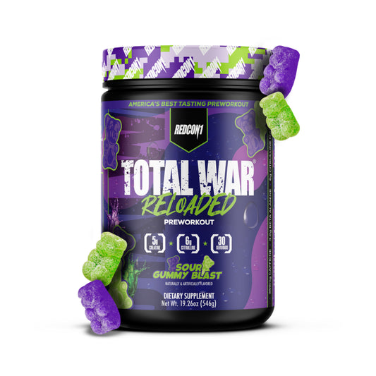 RedCon1 – Total War Reloaded Pre-Workout SOUR GUMMY BLAST