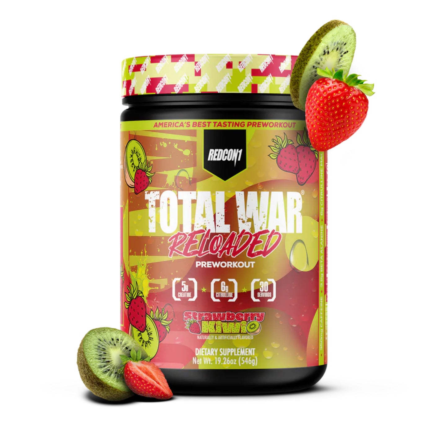 RedCon1 – Total War Reloaded Pre-Workout STRAWBERRY KIWI