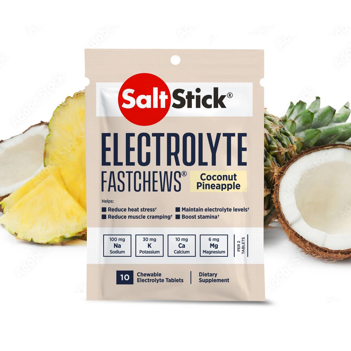 SaltStick - FastChews COCONUT PINEAPPLE 10ct