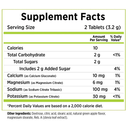 SaltStick - FastChews GREEN APPLE 60ct