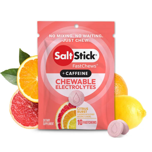 SaltStick - FastChews CITRUS BURST + CAFFEINE 10ct