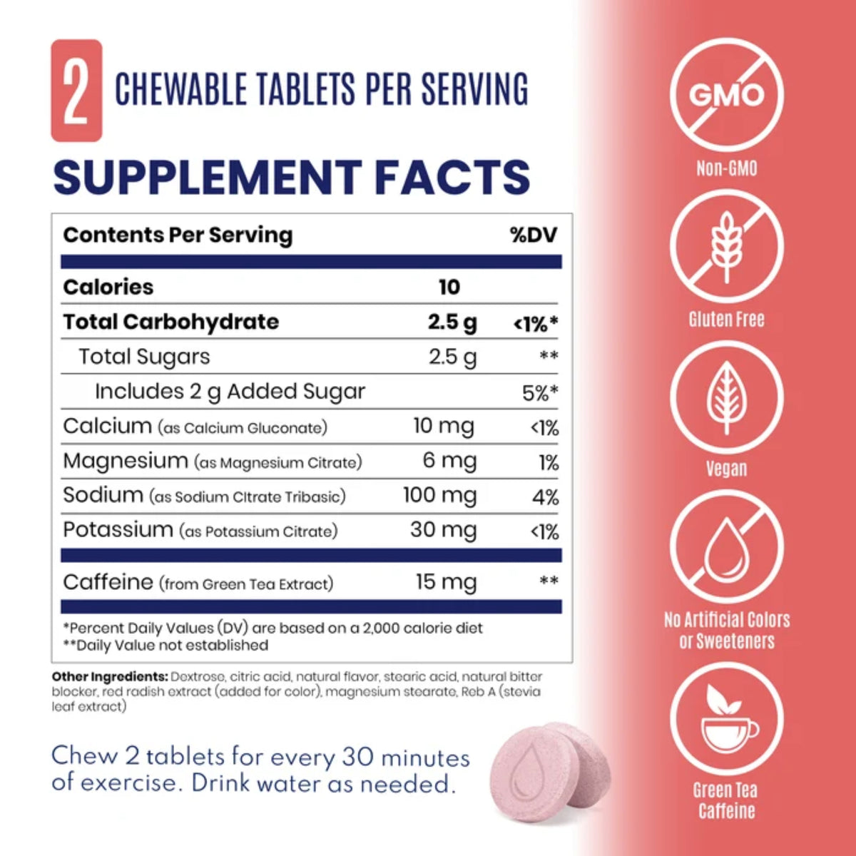 SaltStick - FastChews CITRUS BURST + CAFFEINE 10ct