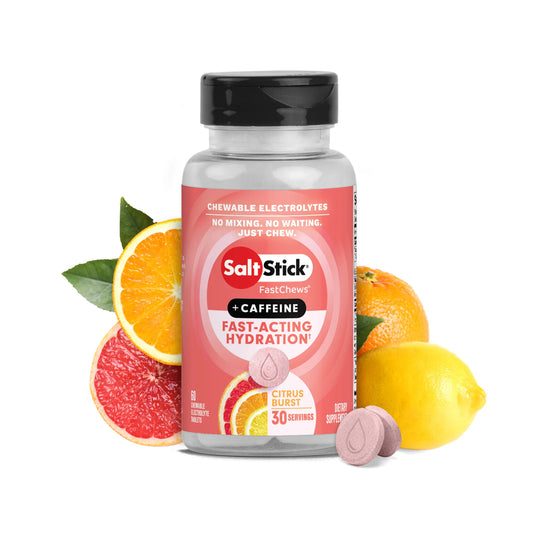 SaltStick - FastChews CITRUS BURST + CAFFEINE 60ct