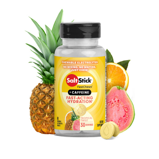 SaltStick - FastChews TROPICAL TWIST + CAFFEINE 60ct