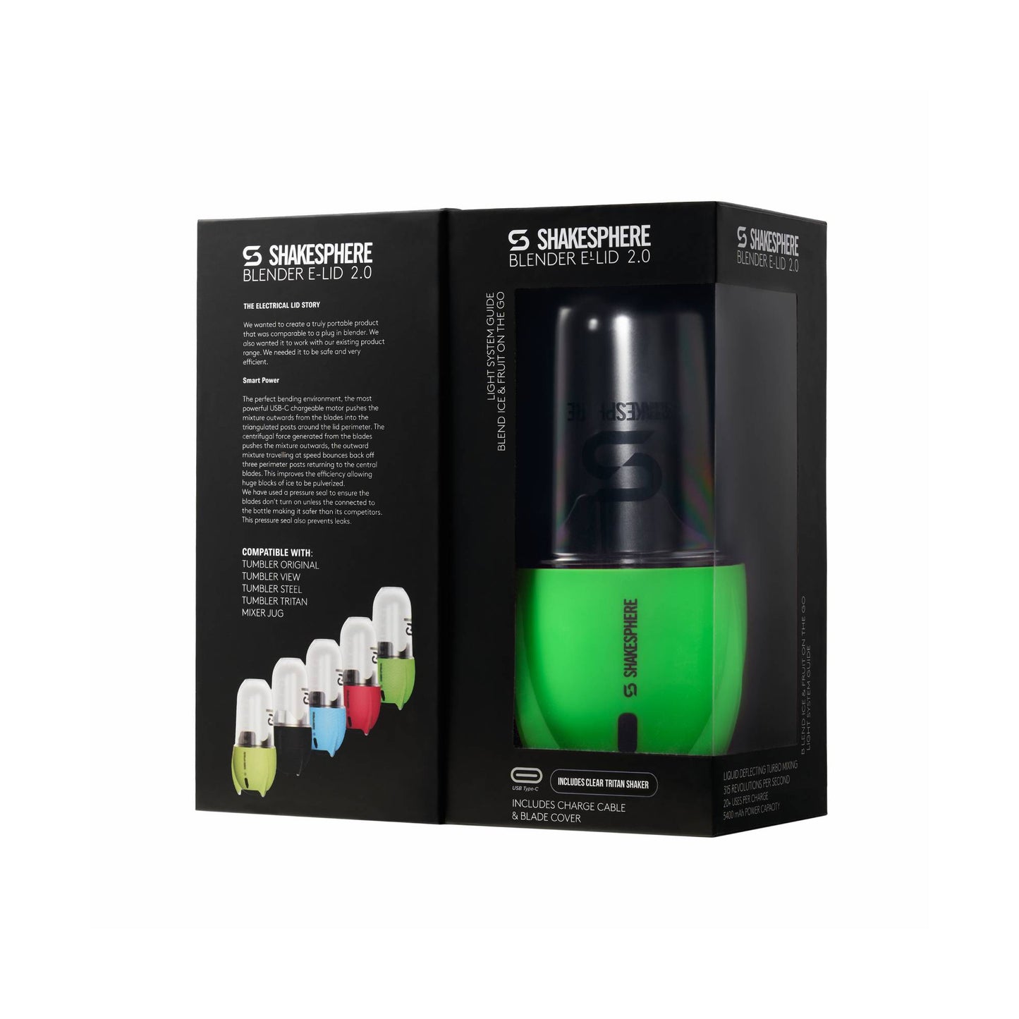 Shakesphere – ELECTRIC LID FLUORESCENT GREEN 2.0