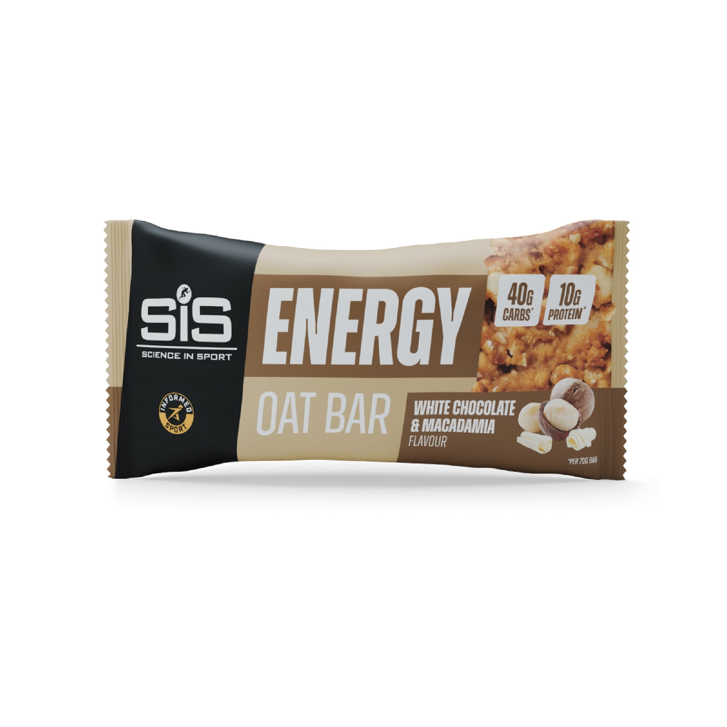 SiS - Energy Oat Bar WHITE CHOCOLATE & MACADAMIA