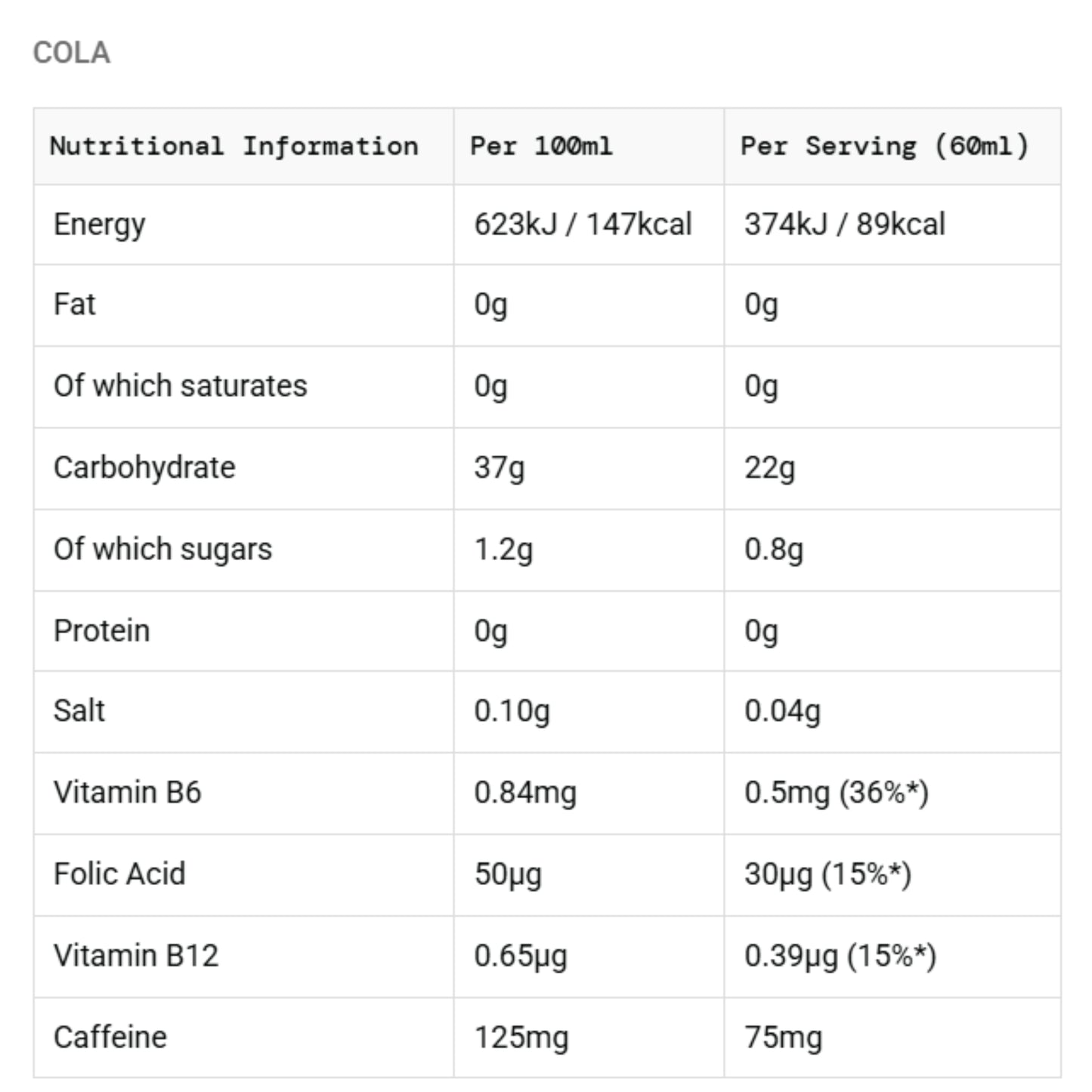 SiS - GO Energy + Caffeine Gel COLA 60ML