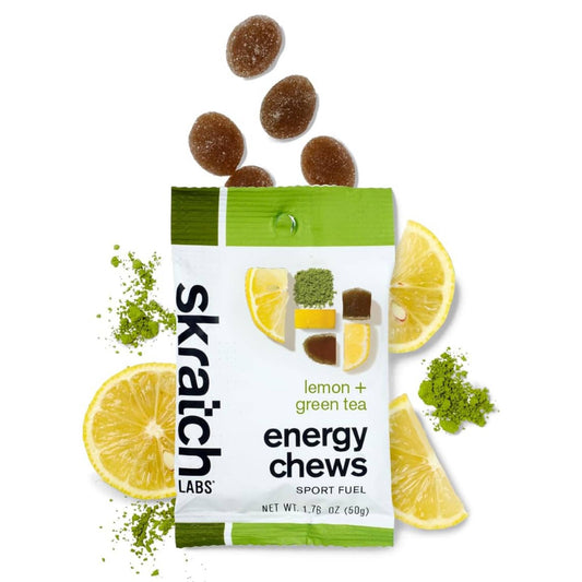 Skratch Labs - Energy Chews Sport Fuel LEMON & GREEN TEA