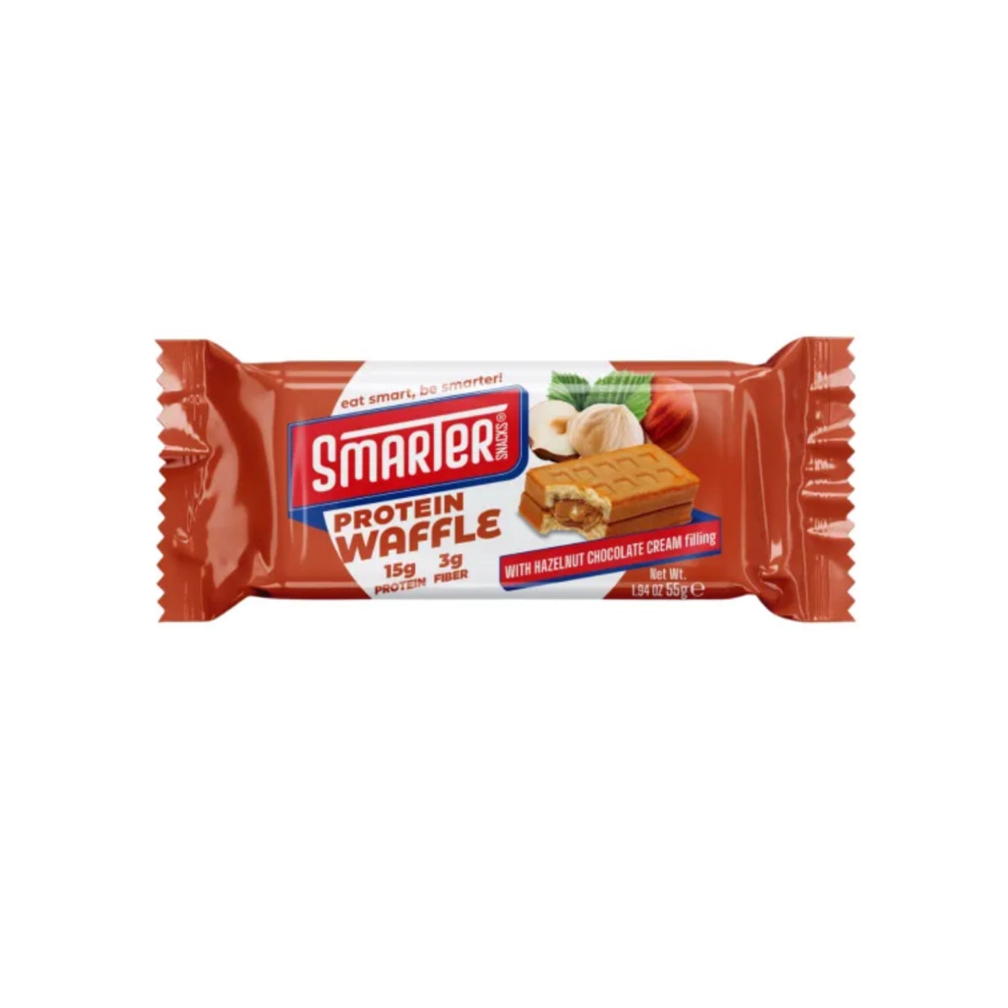 Smarter Snacks - Protein Waffle with HAZELNUT CHOCO CREAM