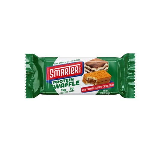 Smarter Snacks - Protein Waffle with TIRAMISU FLAVORED CREAM