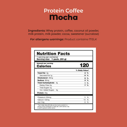 Smarter Snacks - Protein Hot-Iced Coffee MOCHA 33G