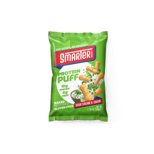 Smarter Snacks - Vegan Protein Puff SOUR CREAM & ONION