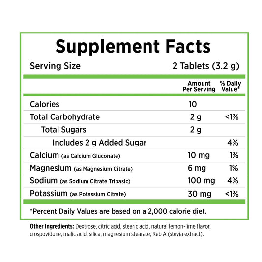 SaltStick - FastChews LEMON LIME 10ct