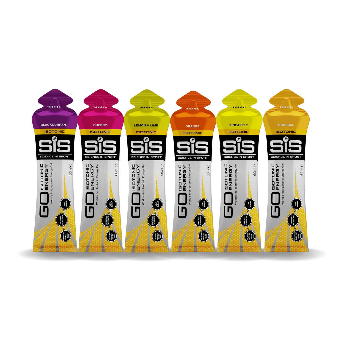 SiS GO Isotonic Energy Gel Variety Pack (6pcs)