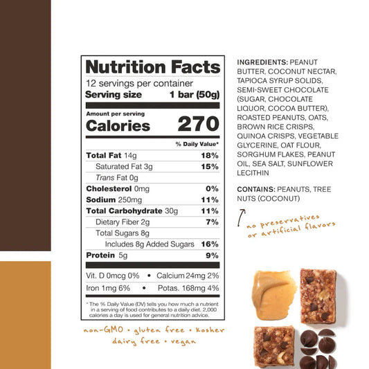 Skratch Labs – Energy Bar Sports Fuel PEANUT BUTTER & CHOCOLATE