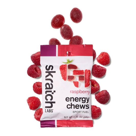 Skratch Labs - Energy Chews Sport Fuel RASPBERRY
