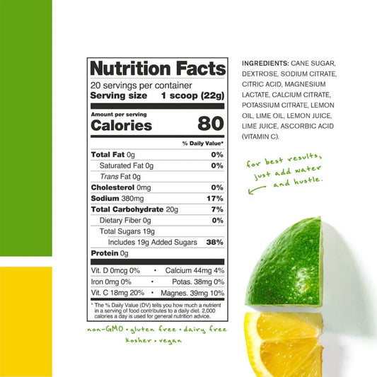 Skratch Labs – Hydration Sports Drink Mix LEMON LIME 22g