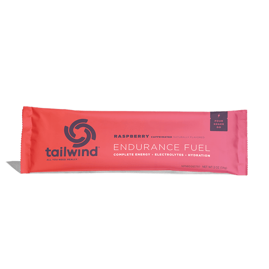 TAILWIND - ENDURANCE FUEL RASPBERRY CAFFEINATED 54G