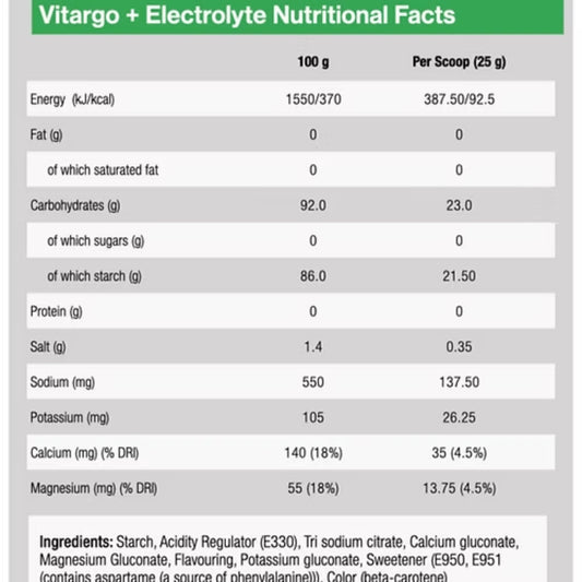 VITARGO - ELECTROLYTE GRAPE 700G