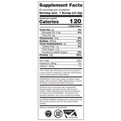 WheyLabs – Vegan Protein UNFLAVORED 1.71lb